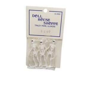 Dollhouse Miniature Halloween Skeleton Pack Doll House Shoppe Bones Spooky Bone